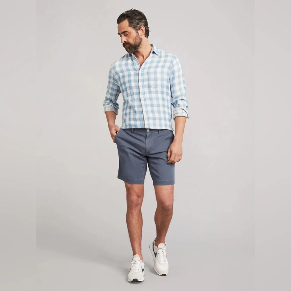 Faherty Island Life Short 8” navy NWT